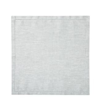 Serviette de table en lin - Yves Delorme - Silver