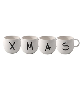Mug set XMAS 4pcs. - Villeroy & Boch - Blanc
