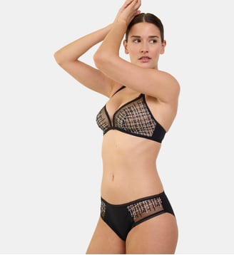 Petite culotte Back In Black noire Maison Lejaby