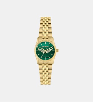 Montre Small j Malachite, Doré ZVW1403 - Zadig&Voltaire - Doré