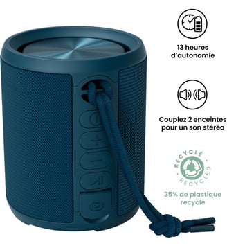 Enceinte portable SB70 Mini Bleue - Essentiel B - Bleu
