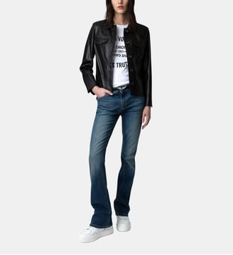 Veste Liam Cuir - Zadig&Voltaire - Noir