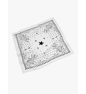 bandana logo blanc - Agnès b. - Blanc
