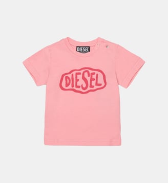 T-shirt avec logo - Diesel Kids - Pink