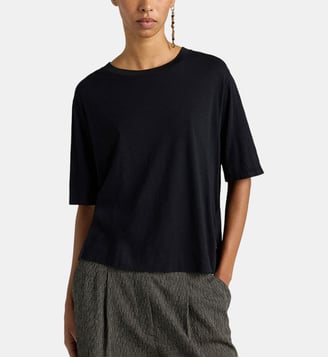 T-Shirt noche en coton - Momonì - Noir