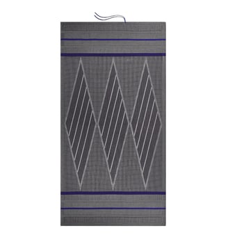 Drap de plage Sand Club Regate 100% coton - Le Jacquard Francais - Gris