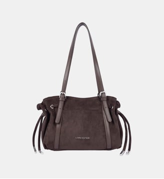 Sac cabas épaule Velvet Emma - Lancaster - Marron