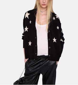 Cardigan Mirkaz 100% Cachemire - Zadig&Voltaire - Noir