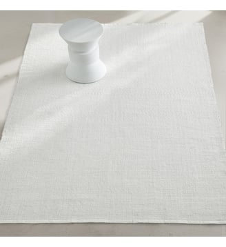 Tapis d'intérieur et extérieur en polyester recyclé - AM.PM - Craie