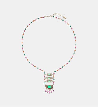 Collier chaîne avec perles FINAYA - Hipanema - Émeraude