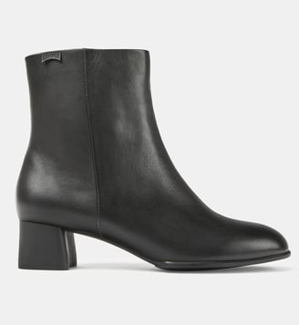 Bottines Katie cuir - Camper - Noir
