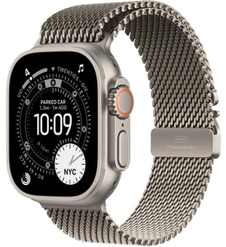 Montre connectée 49mm Tit Naturel Milanais Ultra 3 S Cellular - Apple - Gris