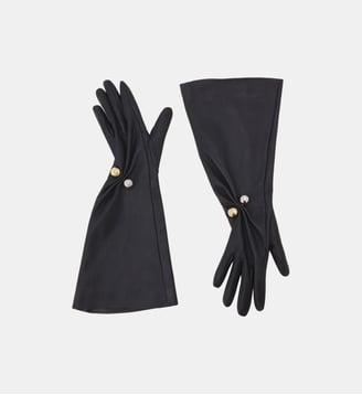 Gants Ondine En Cuir Lanvin
