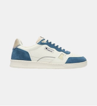 Baskets basses Cuir-suede - Faguo - Bleu ciel