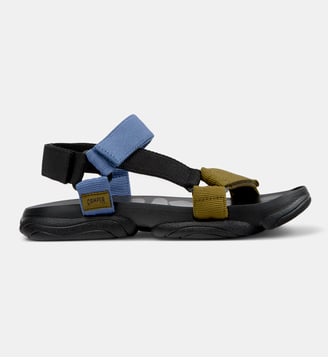 Sandales Karst Sandal - Camper - Noir et bleu