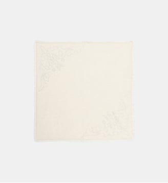 Foulard Stevie Strass Western 90 - Zadig&Voltaire - Blanc flash