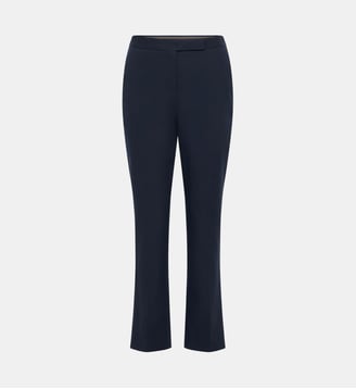 Pantalon en coton au dos élastiqué - AURIA - Gerard Darel - Marine
