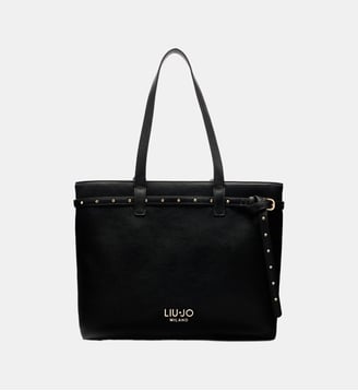 Sac cabas Evrim à logo - Liu Jo - Noir