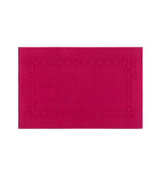 Tapis de bain  en coton - Yves Delorme - Fuchsia