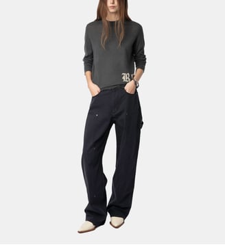 Pull Ivy 100% Cachemire - Zadig&Voltaire - Gris anthracite