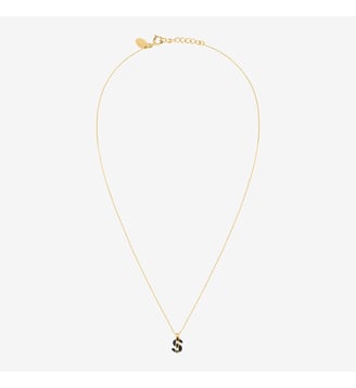 Collier doré jet dollar - casino Caroline Najman