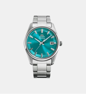 Montre automatique Stretto Bleu RA-AC0R06L30B - Orient - Argenté