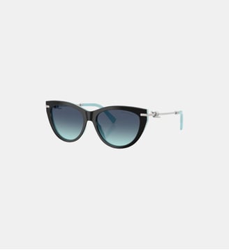 Lunettes de soleil Œil de chat TF4253 - Tiffany & Co - Noir sur bleu