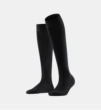 Mi-Bas Vitalizer Coton - Falke - Noir intense