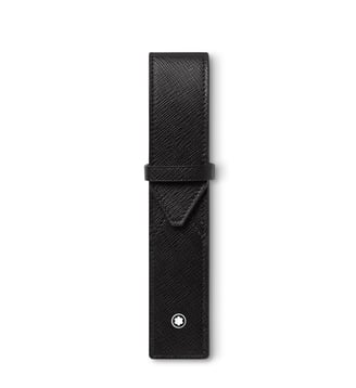 Étui stylo Sartorial Cuir de veau 130750 - Montblanc - Noir