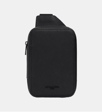 Sacoche sling Emile en cuir signature T - Le Tanneur - Noir
