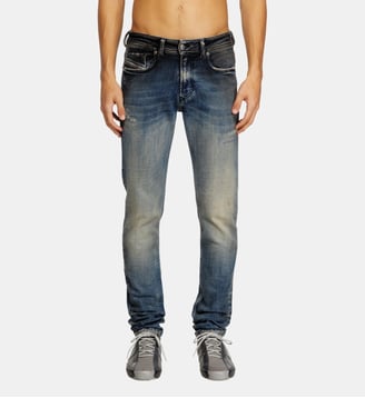 Skinny Jeans Low Waist 1979 Sleenker - Diesel - Bleu moyen