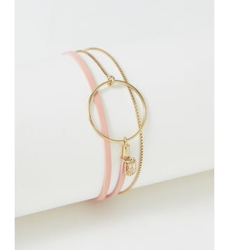 bracelet cuirs et chaines Nolah Rose Vernis Flowers for Zoe