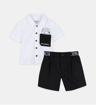 Ensebmle chemise et short Karl Lagerfeld Kids