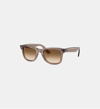 Lunettes de soleil Carré RB4340 Wayfarer Ease - Ray Ban - Transparent marron clair