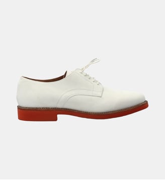 Derby derbies buck  new haven - cuir velours - Fairmount - Blanc