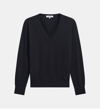 Pull V en laine fine - RACHEL - Gerard Darel - Noir