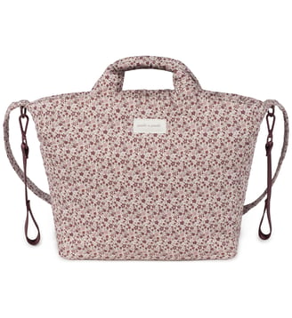 Sac à langer Cherry Fleurs - Pasito a pasito - Rouge