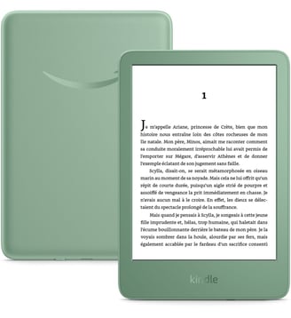 Liseuse eBook Kindle 16 Go Vert Matcha (modèle 2024) - Amazon - Vert