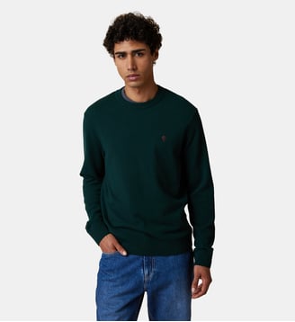 Pull en maille - Faguo - Vert foncé