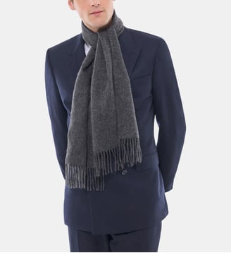 Veste de costume croisée en laine - Fursac - Marine