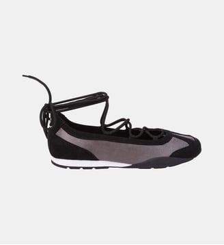 Ballerines à lacets ALLERINE - Les Tropeziennes par M. Belarbi - Noir et gris