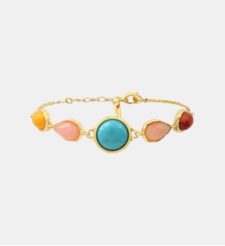 Bracelet Océane  doré à l'or fin - Oceane - Satellite - Multicolore