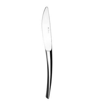 Set de 6 Couteau à dessert monobloc lame unie - XY - Degrenne - Gris