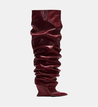 Bottes cuissardes Wedge - Balmain - Brown