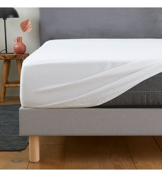 Protège Matelas Douceur - Dunlopillo - Blanc