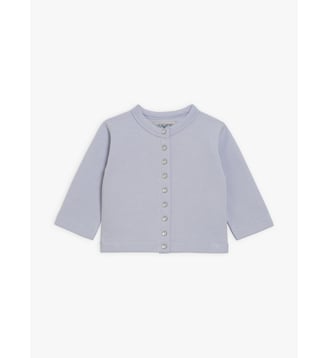 cardigan pression - Agnès b. - Bleu glace