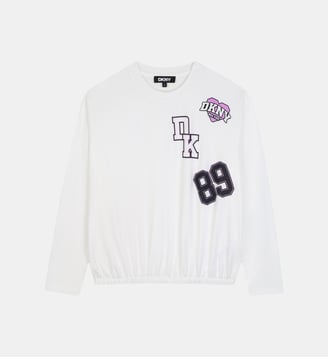 Tee-shirt manches longues - DKNY - Off white