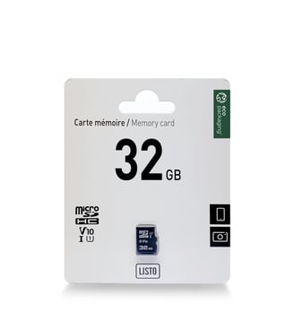 Carte Micro SD 32Go micro SDHC - Listo - Standard