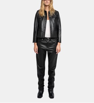 Veste Liam Cuir - Zadig&Voltaire - Noir