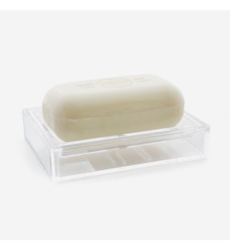 Porte-savon transparent - Square Line - Bath Bazaar - Transparent